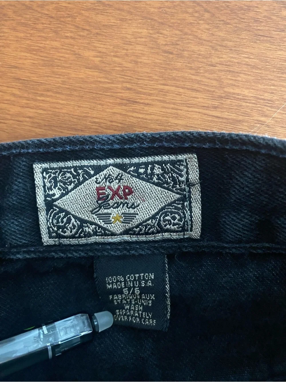 Express Black Frayed Hem Jean Shorts